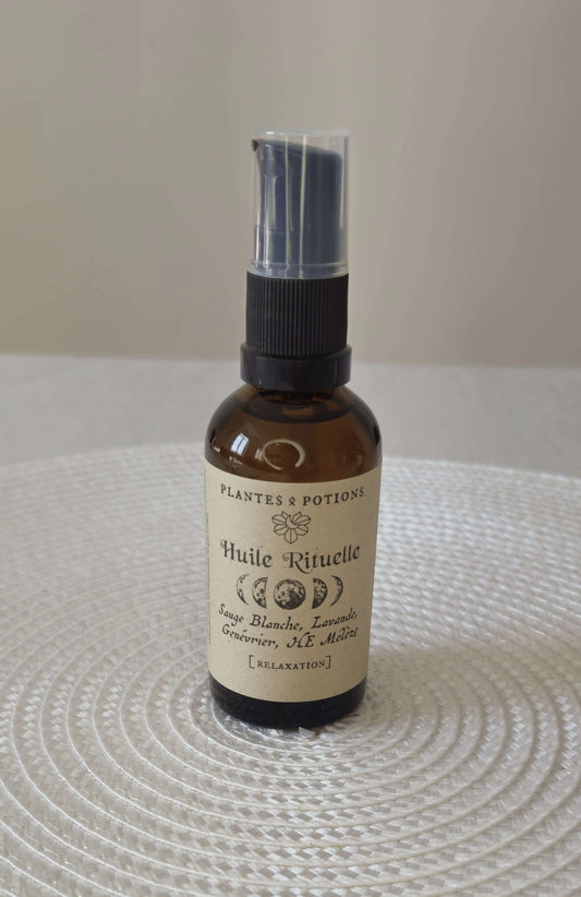 Huile Rituelle Bio Aura Sereine