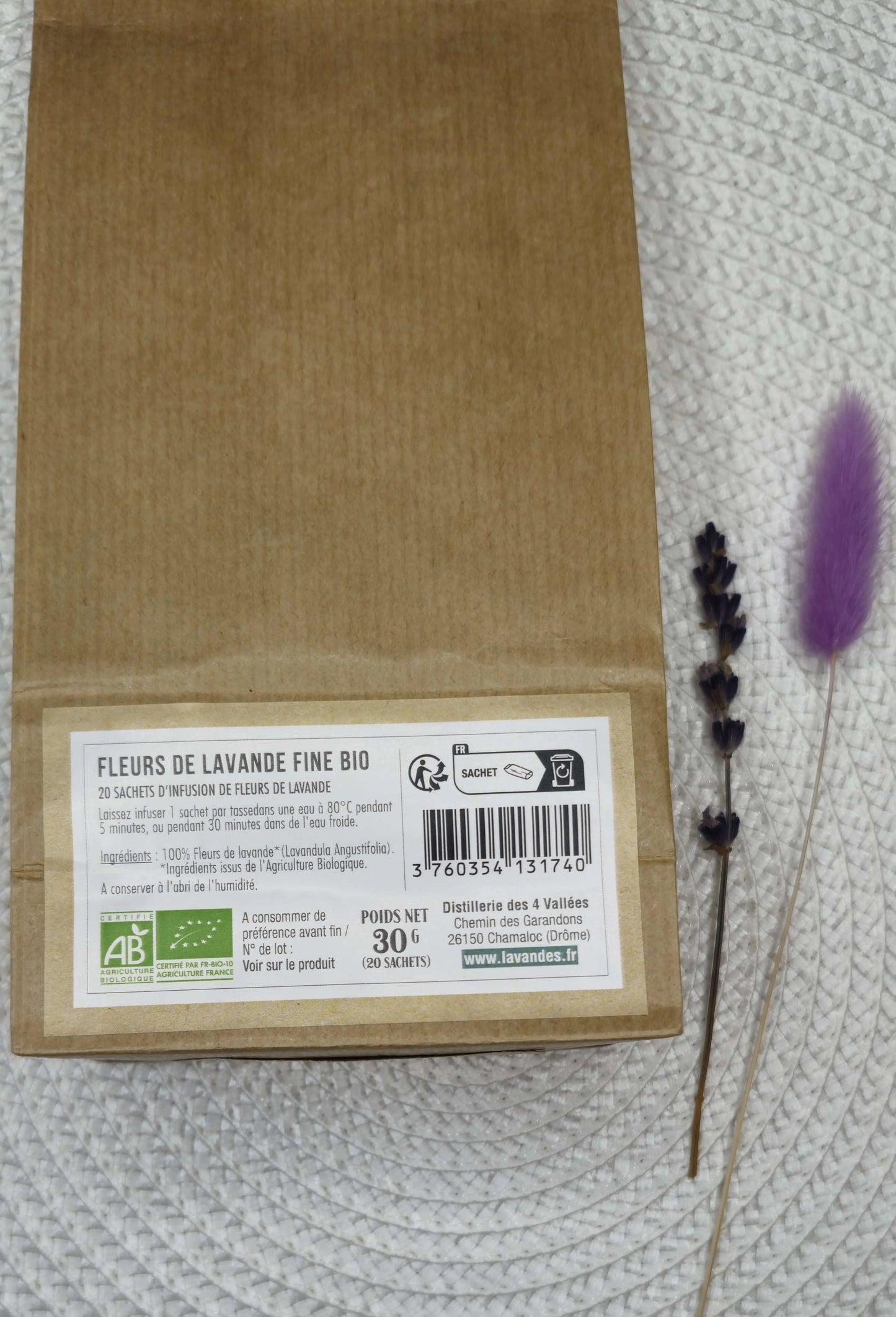 Infusion fleurs de lavande fine BIO Aura Sereine